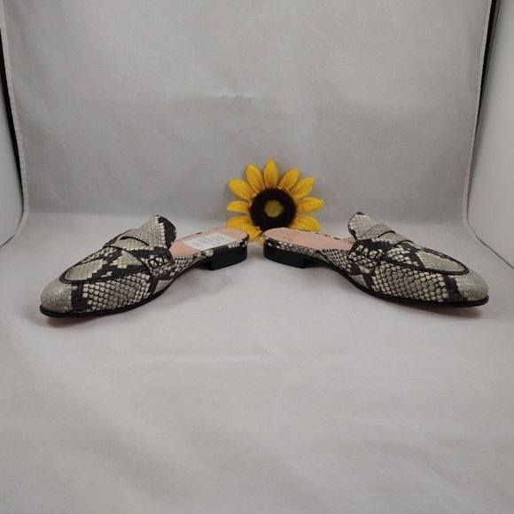 J.Crew Womens Academy Snake Leather Penny Loafers 6 - Picture 15 of 16